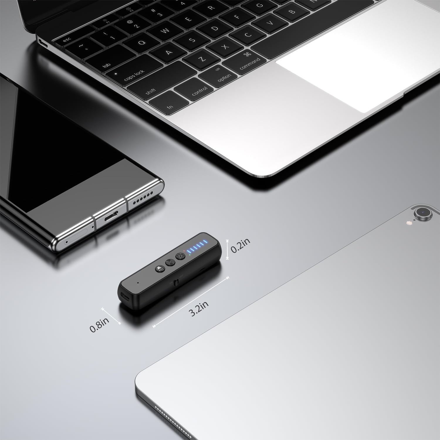 Upgraded Hidden Camera Detector - Ai-Powered Anti-Spy Device, GPS Tracker & Bug Detector, Portable RF Signal Scanner for Hotels, Travel, Home & Office (Black)