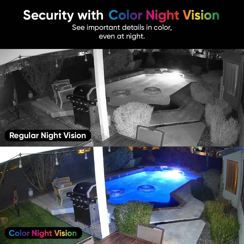 WYZE Cam Pan V3, Indoor/Outdoor Ip65-Rated 1080P Pan/Tilt/Zoom Wi-Fi Smart Home Security Camera with Color Night Vision, 2-Way Audio, Compatible with Alexa & Google Assistant, Free Expert Setup