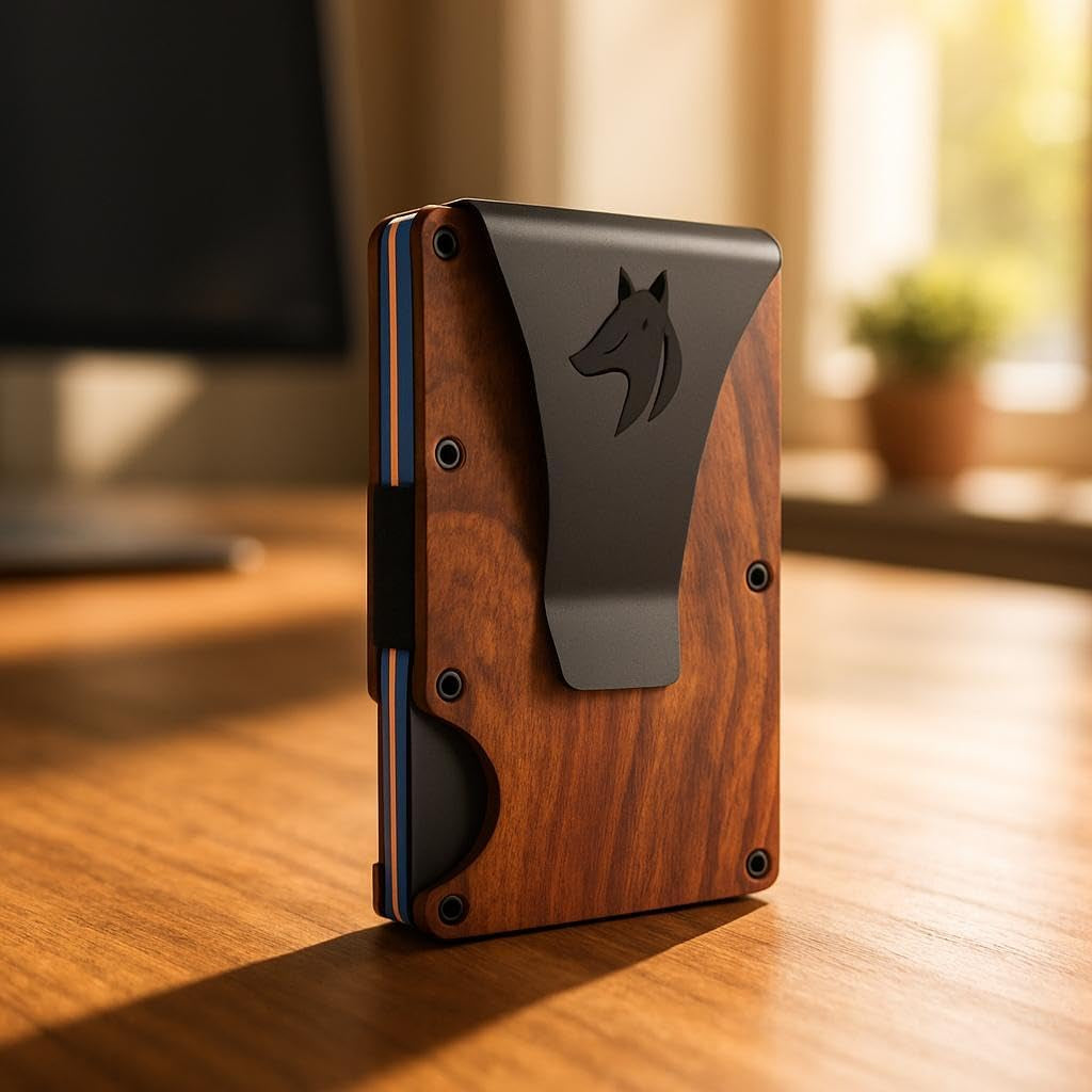 Viral Vault Slim Metal Money Clip Wallet — 10-Card Capacity & RFID Blocking