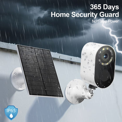 🏠 Viral Vault™ Sun Guard 2K — Solar-Powered Wireless Security Camera
