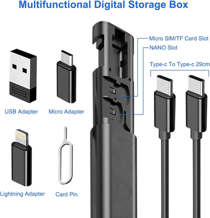 6-in-1 Universal Travel Charging Adapter – 60W