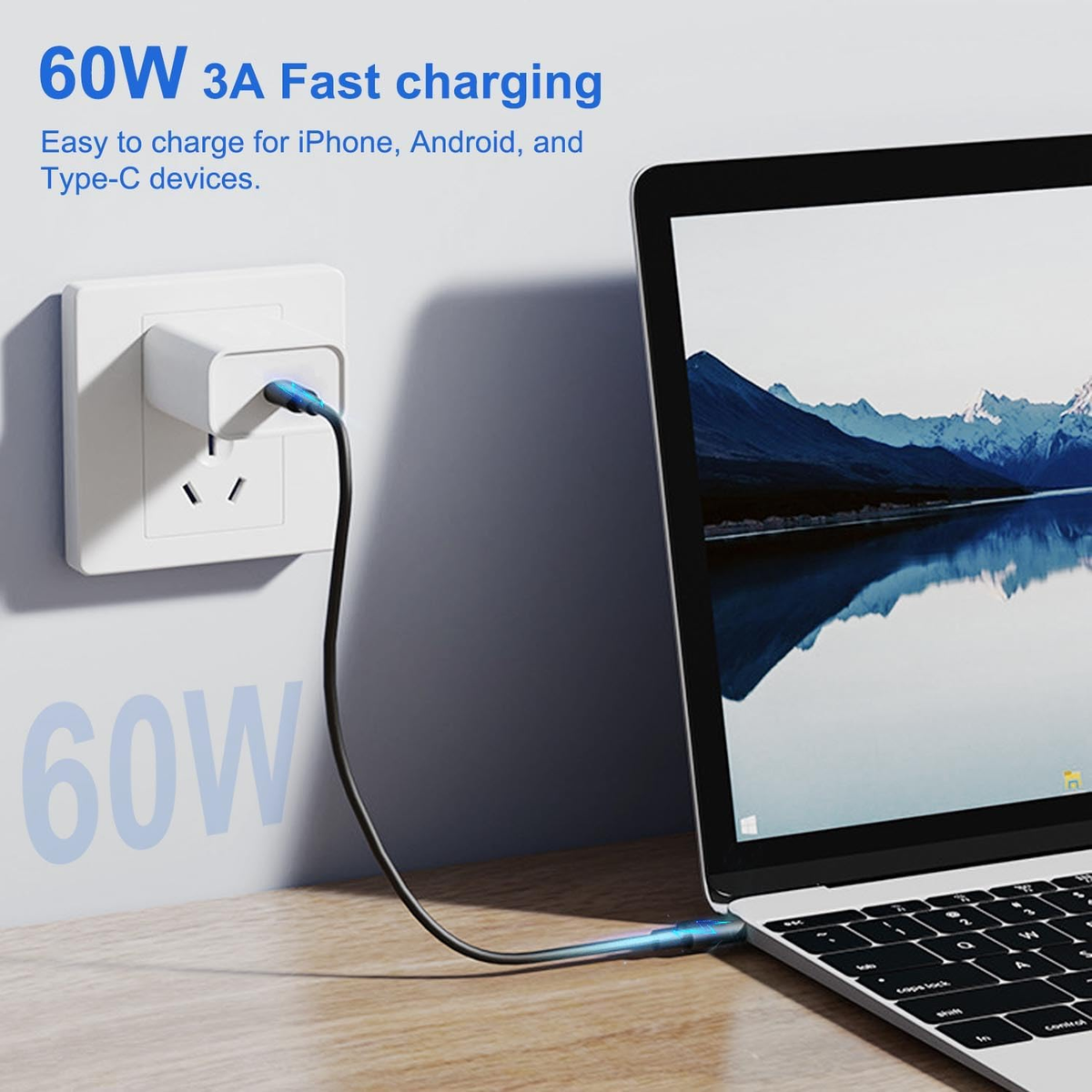 6-in-1 Universal Travel Charging Adapter – 60W