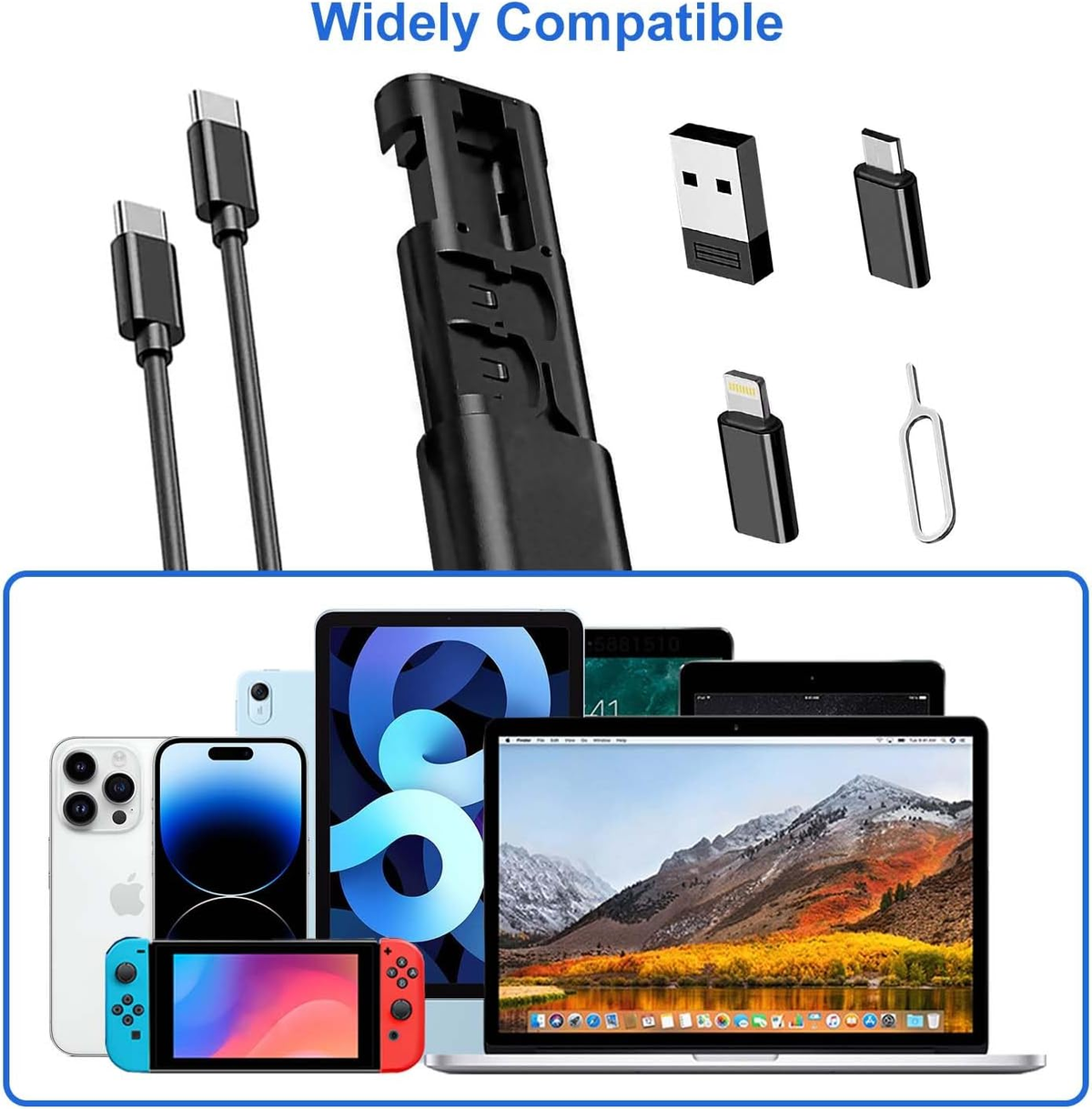 6-in-1 Universal Travel Charging Adapter – 60W