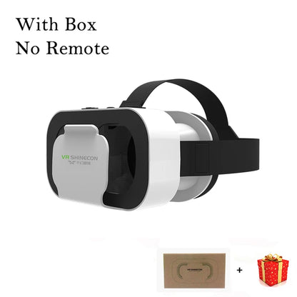 Shinecon VR Glasses 3D Headset Virtual Reality Devices Helmet Viar Lenses Goggle Smartphone Cell Phone Smart Games Mobile Viewer