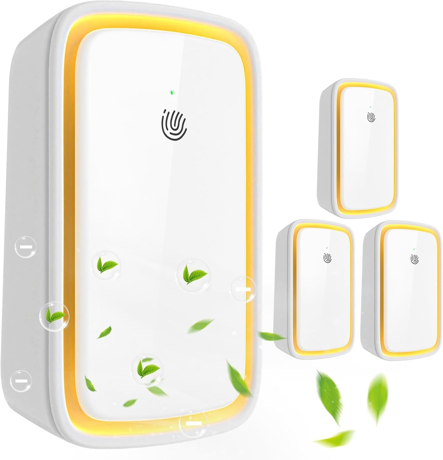 Vault Pure Air Ionizers for Home, Plug in Negative Ion for Bedroom, Study, Office, Gym, Hotel, Kitchen, Mini Air Cleaner (4 Pack)