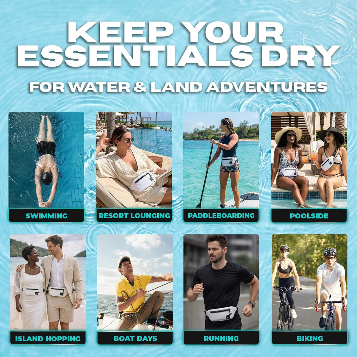 Viral Vault Waterproof Adventure Waist Pack & Floating Phone Case Set