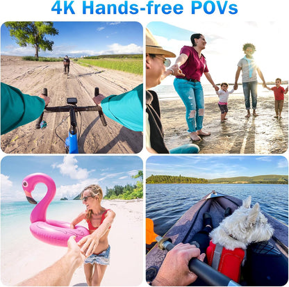 I3 4K Thumb Action Camera, Tiny Size, Mount Anywhere, Small Body Camera