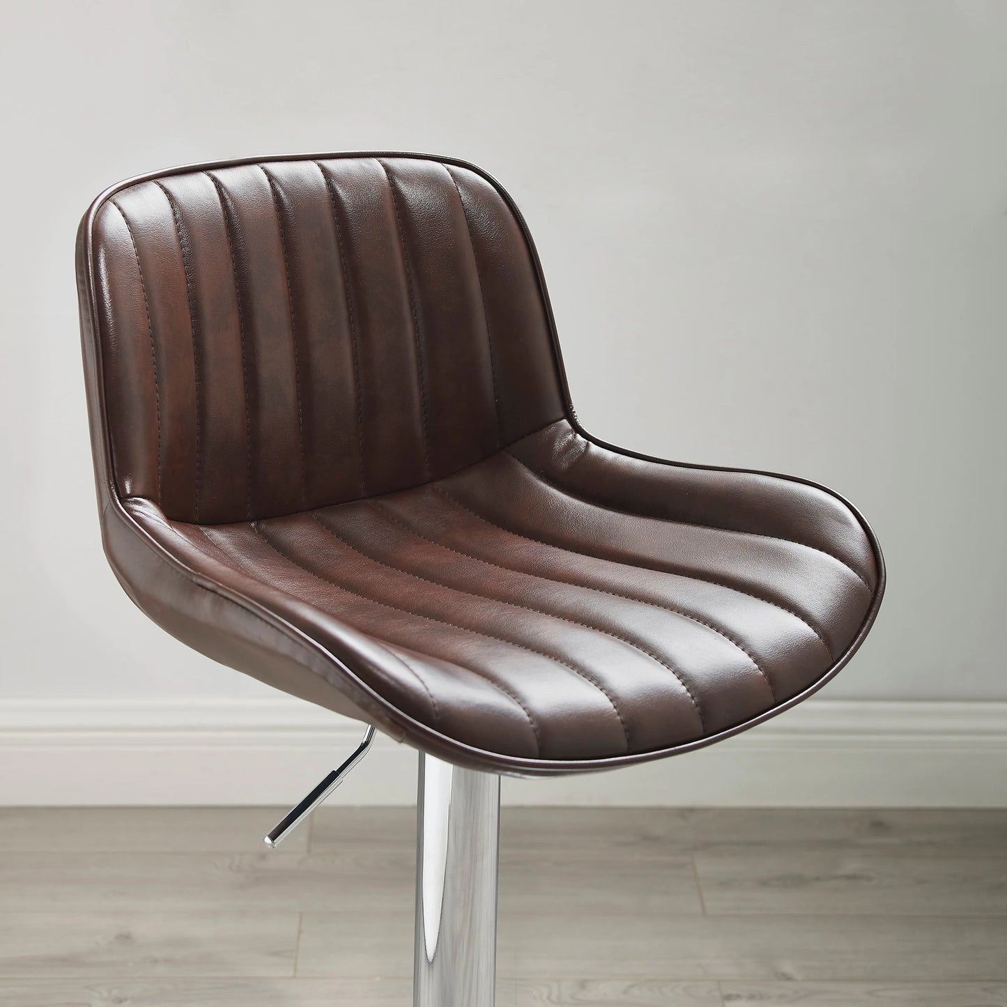 Art Leon Adjustable Swivel Barstool Set – Mid-Century Modern Kitchen & Bar Seating