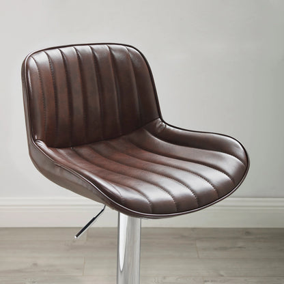 Art Leon Adjustable Swivel Barstool Set – Mid-Century Modern Kitchen & Bar Seating