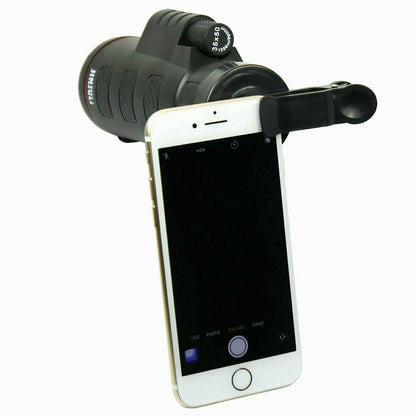 35x50 HD Monocular Telescope for Smartphone – High Power 35X Zoom with Universal Phone Adapter, Low Light Vision & 50mm Lens for Hunting, Hiking & Travel