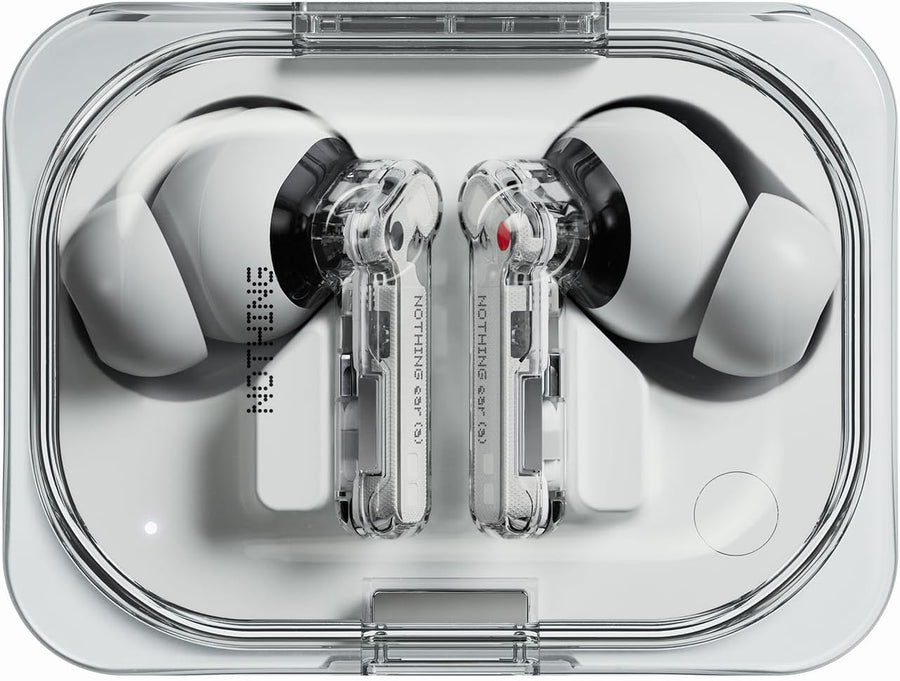 Nothing Ear (A) Wireless Earbuds, 45Db Hybrid Noise Cancelling Earbuds, Hi-Res Audio, Advanced Equaliser, Dual Connect, 6 Mics, 42.5H Playtime Ear Buds Wireless Bluetooth, White