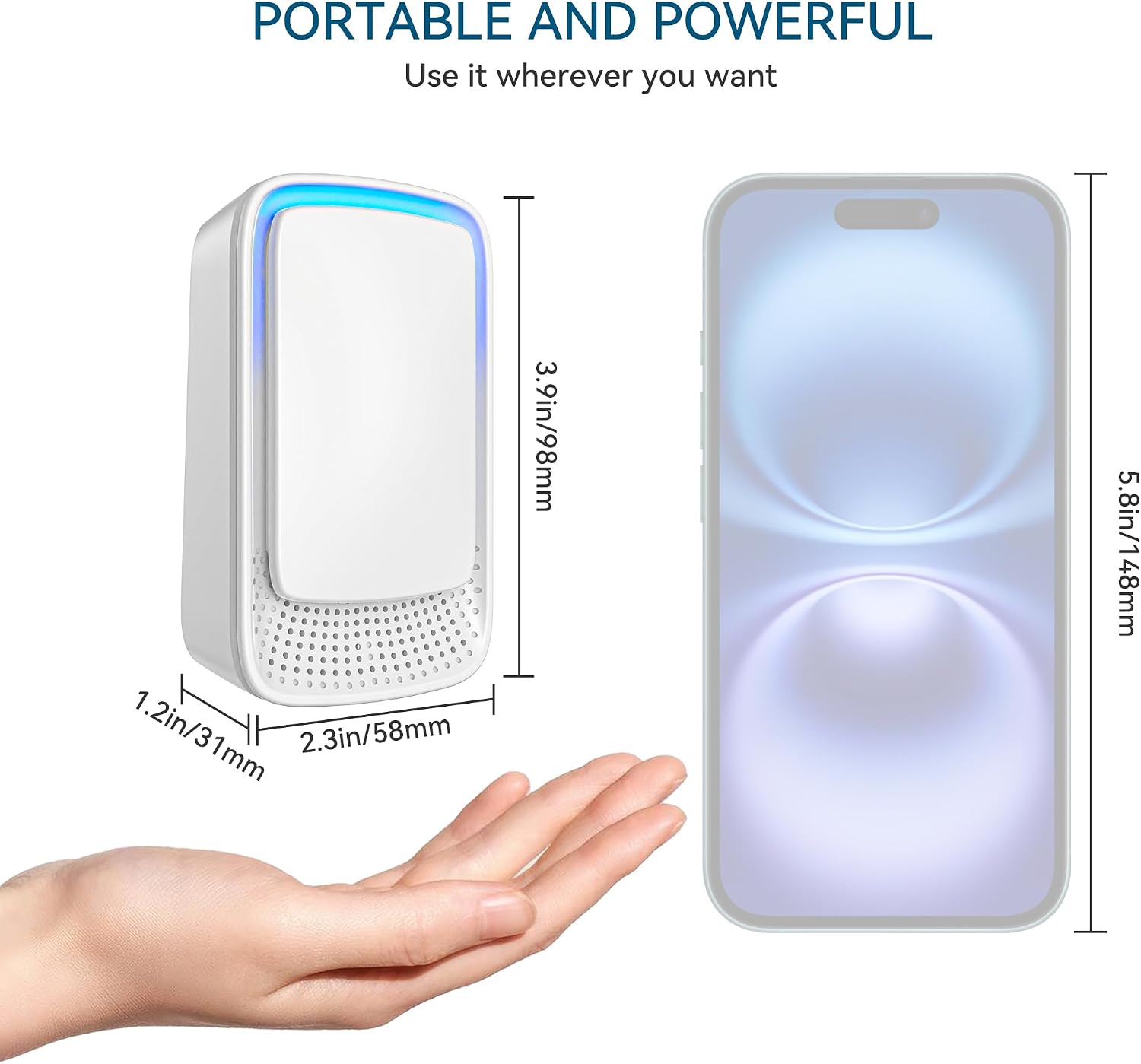 Vault Pure Air Ionizers for Home, Plug in Negative Ion for Bedroom, Study, Office, Gym, Hotel, Kitchen, Mini Air Cleaner (4 Pack)