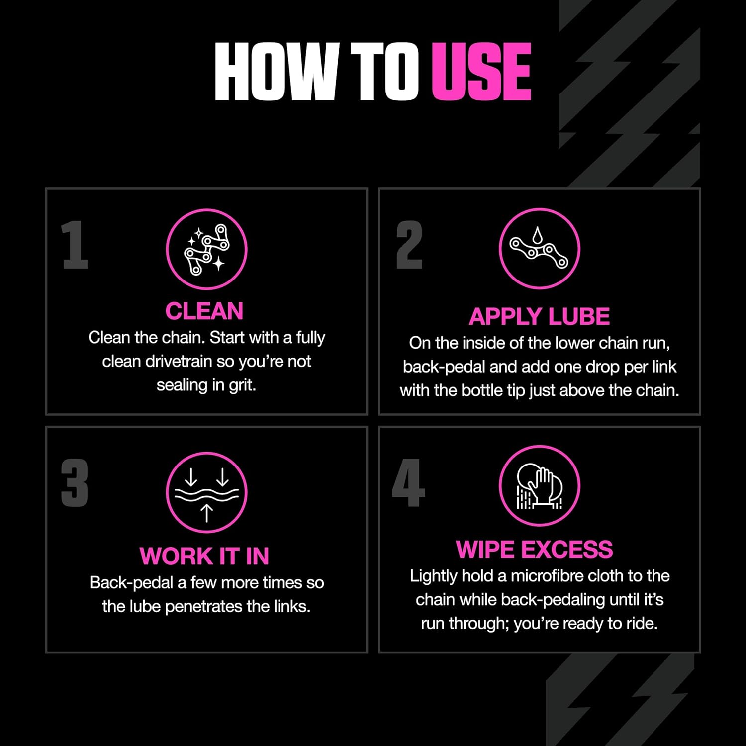 Muc-Off Bio Dry Bike Chain Lube with Microfiber Cloth | Wax-Based Formula for Smooth Gear Shifts | Creates Protective Layer and Reduces Friction