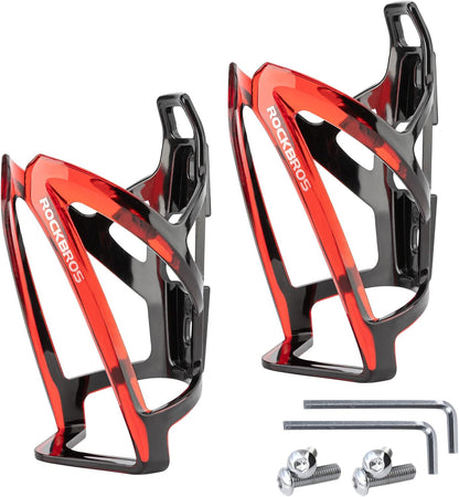 ROCKBROS Bike Water Bottle Holder Ultra-Light Bicycle Bottle Cages with Screws Tool, Universal Bike Cup Holder Rack for Road MTB Bikes…