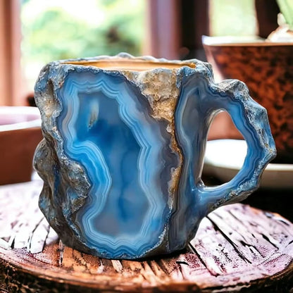 Mineral Crystal Coffee Mugs Resin Gift. Mineral Crystal Coffee Mugs Tumbler