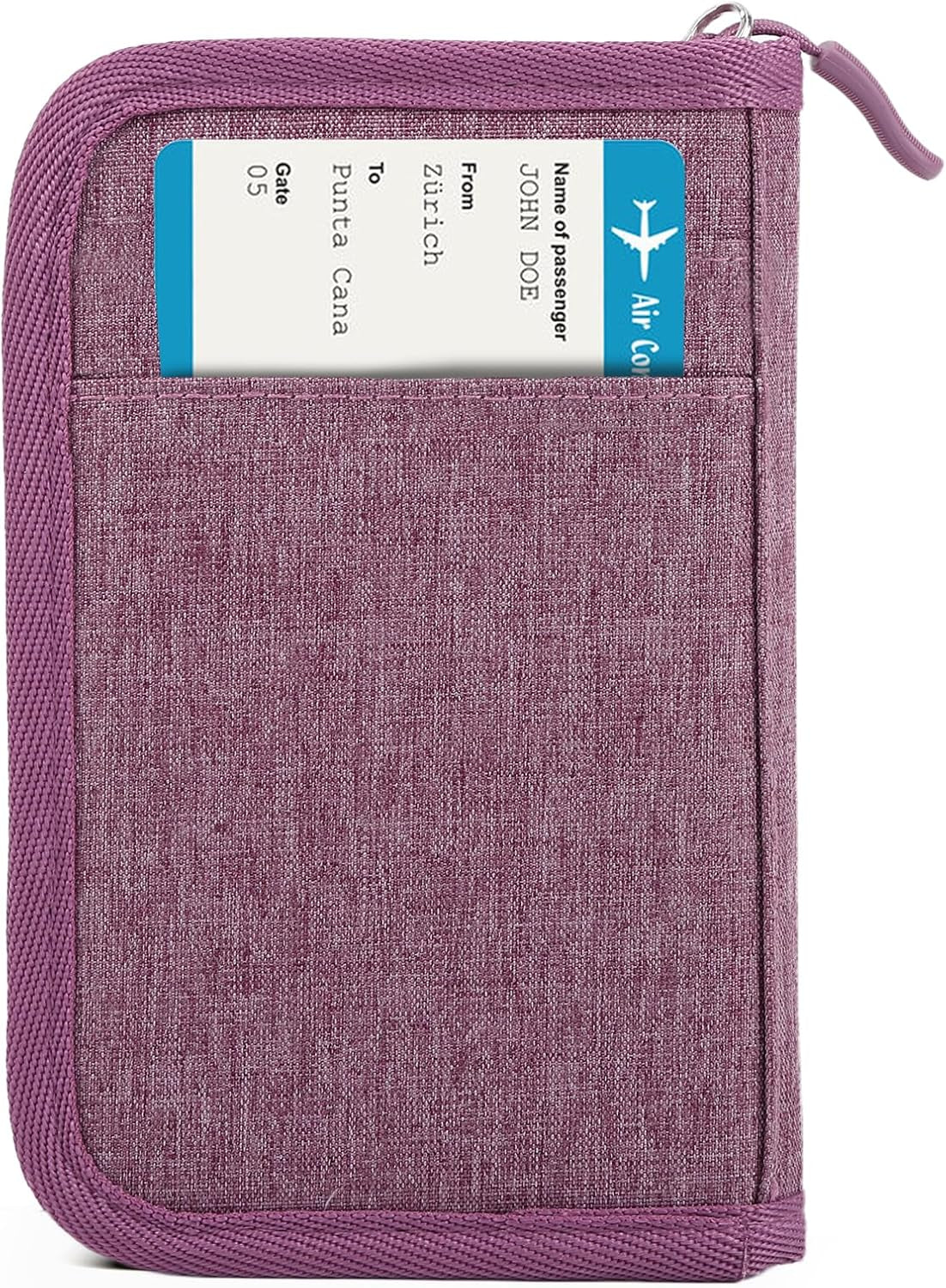 Viral Vault Leather Passport Holder — Genuine Leather, RFID Blocking & Air Tag Holder