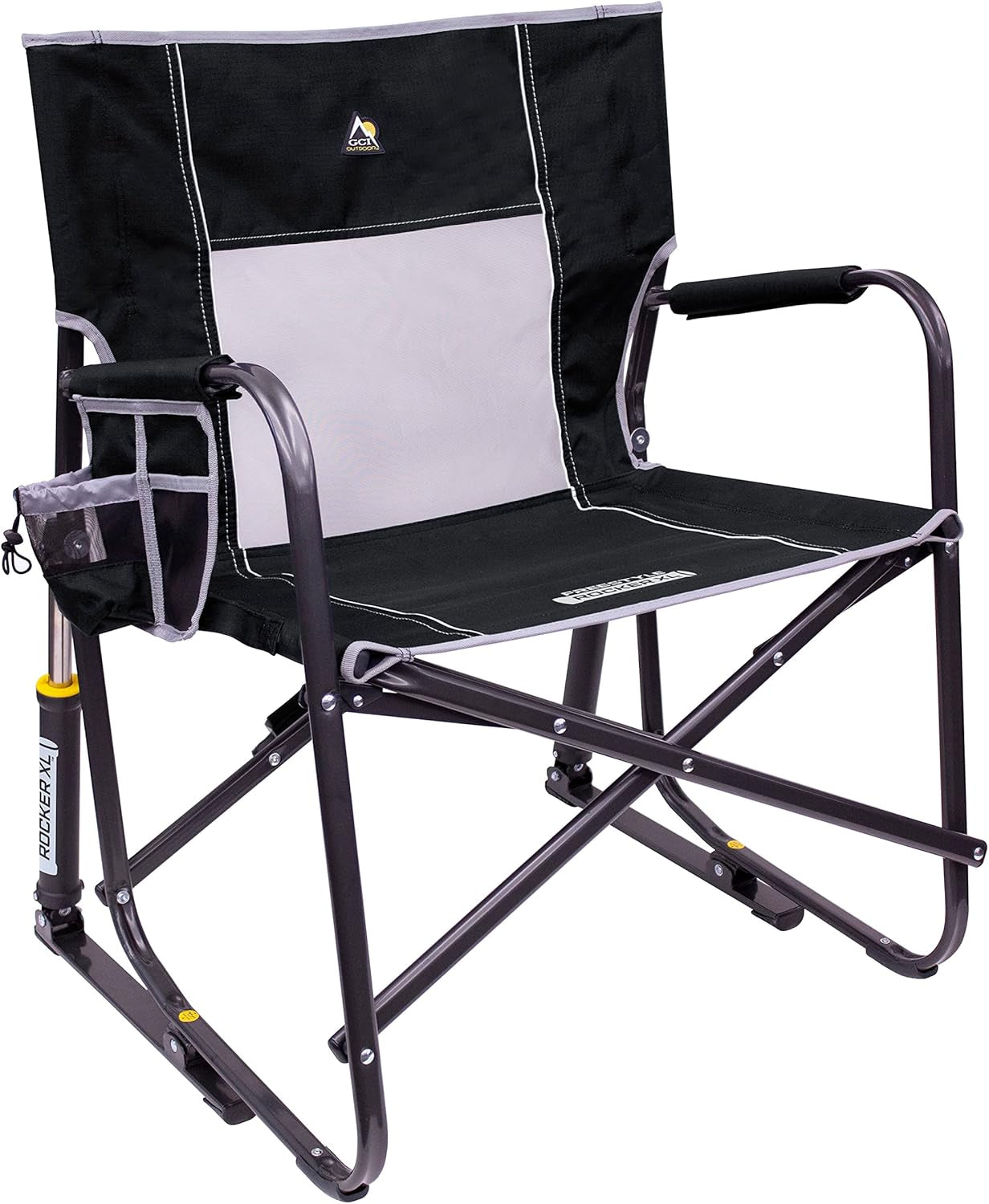 GCI Outdoor Freestyle Rocker XL Portable Folding Rocking Chair and Outdoor Camping Chair