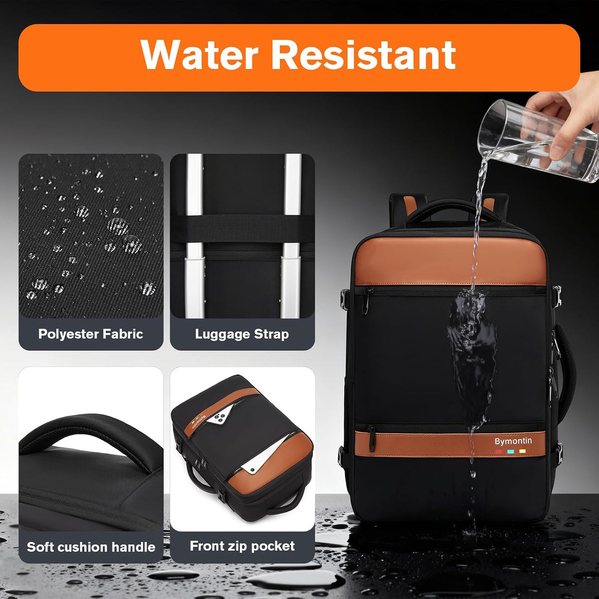 Exquisite Travel Laptop Backpack, Flight Approved Size Carry on Bag (25L)
