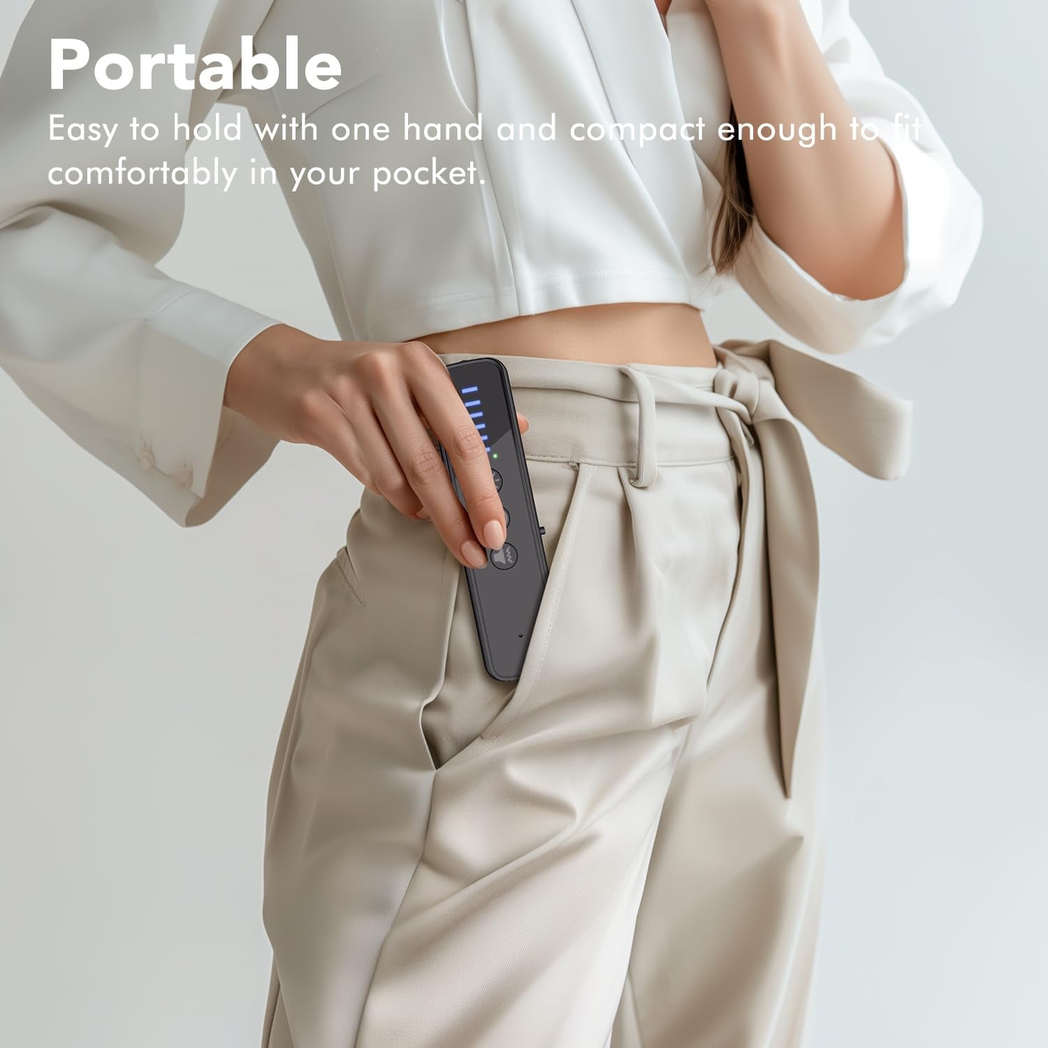 Upgraded Hidden Camera Detector - Ai-Powered Anti-Spy Device, GPS Tracker & Bug Detector, Portable RF Signal Scanner for Hotels, Travel, Home & Office (Black)