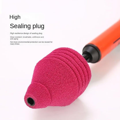 High Pressure Toilet Flush, Toilet Snake, Toilet Air Plunger, Toilet Air Flush, Heavy Duty Toilet Flush, Bathroom Kitchen Tub Plumbing Cleaning Tool (2)