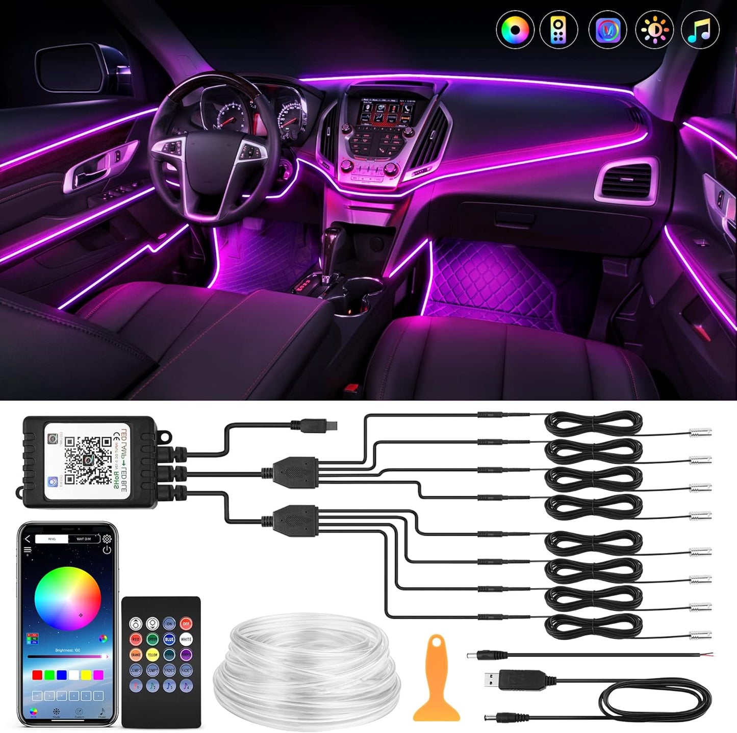 VaultGlow™ Pro Ambient Lighting System  