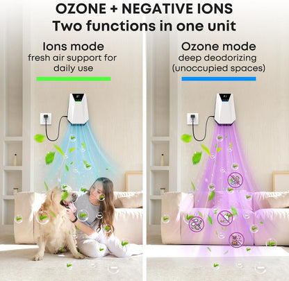Vault Pure™ Fresh Guard Pro™ | Advanced Ozone & Negative Ion Odor Eliminator
