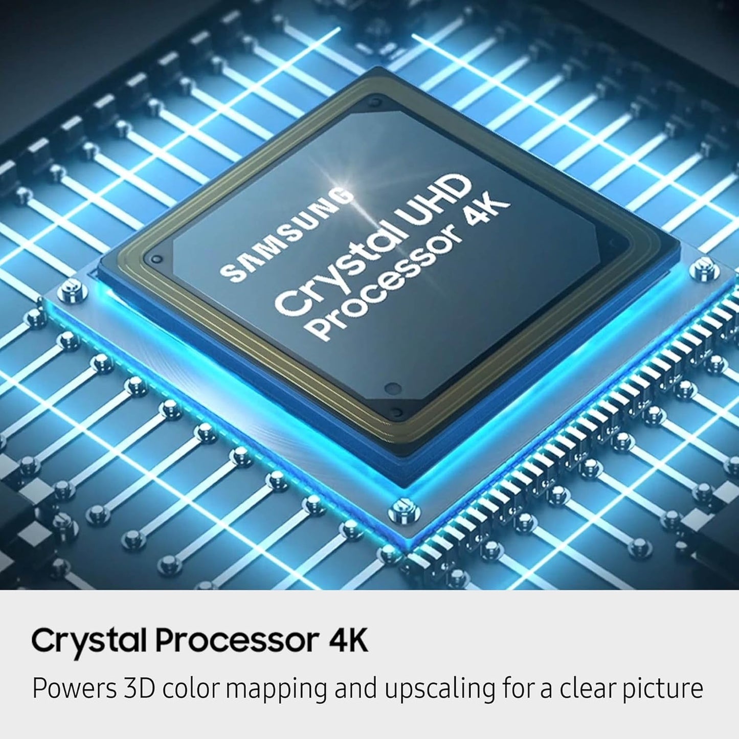 Samsung 43-Inch Class Crystal UHD U8000F 4K Smart TV (2025 Model) Endless Free Content, Crystal Processor 4K, Metalstream Design, Knox Security, Alexa Built-In