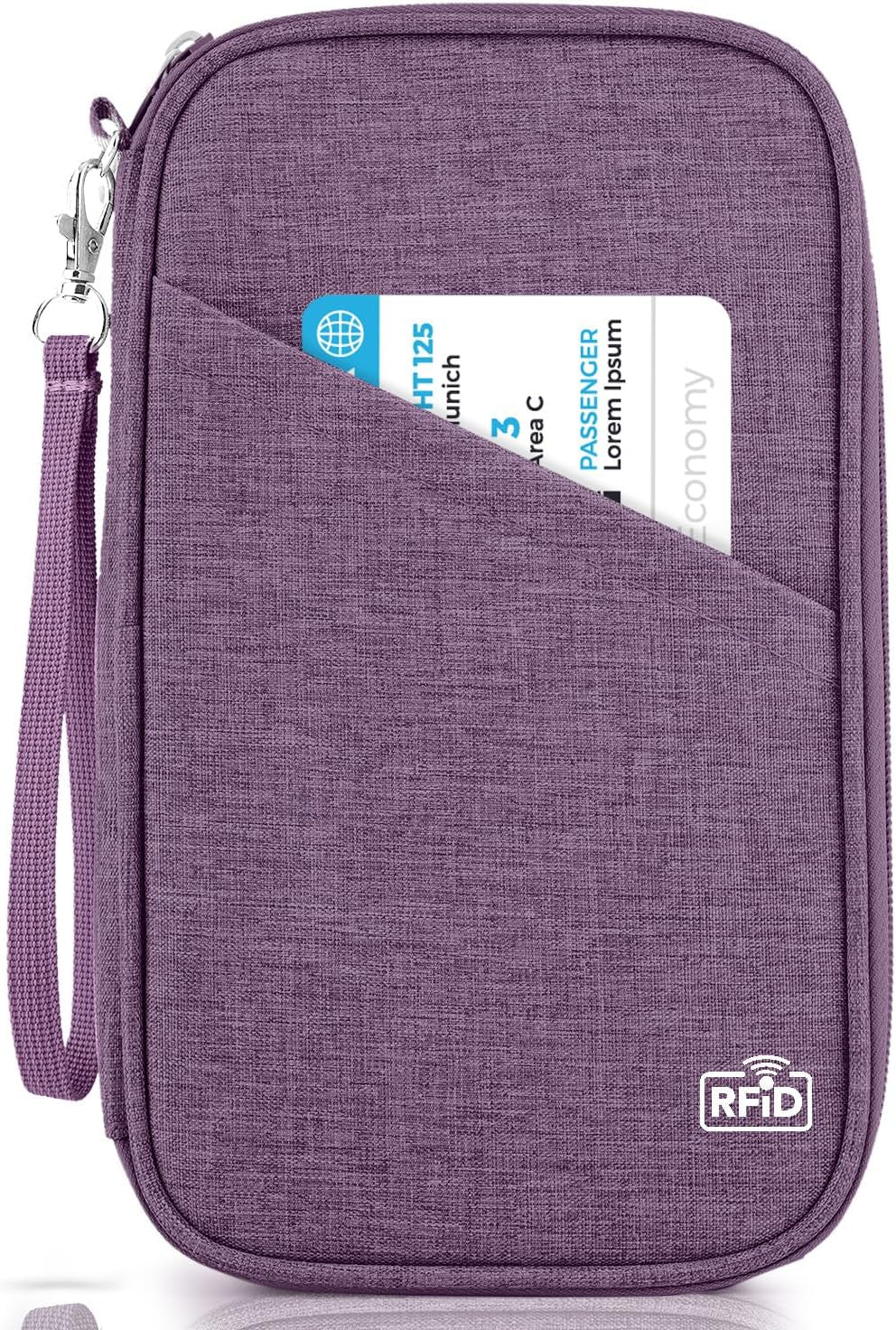 Viral Vault Leather Passport Holder — Genuine Leather, RFID Blocking & Air Tag Holder