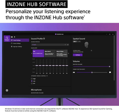 Sony INZONE H5 Wireless Gaming Headset, 360 Spatial Sound, Works with PC, PS5, 28 Hour Battery, 2.4Ghz Wireless and 3.5Mm Audio Jack, WH-G500 White