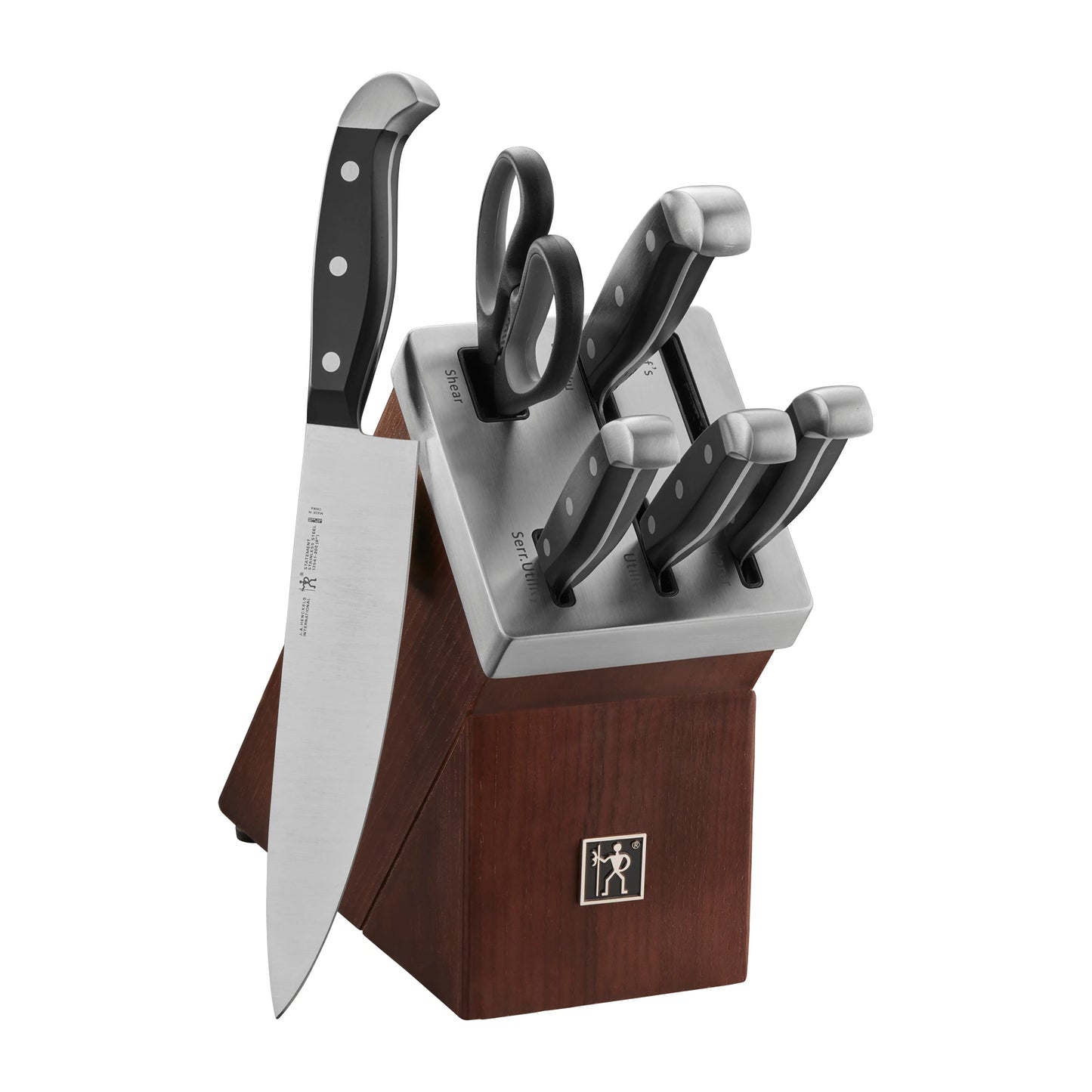 Statement 7-Pc Self-Sharpening Knife Block Set