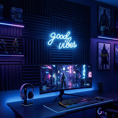 ✨ Viral Vault™ Good Vibes Neon Sign