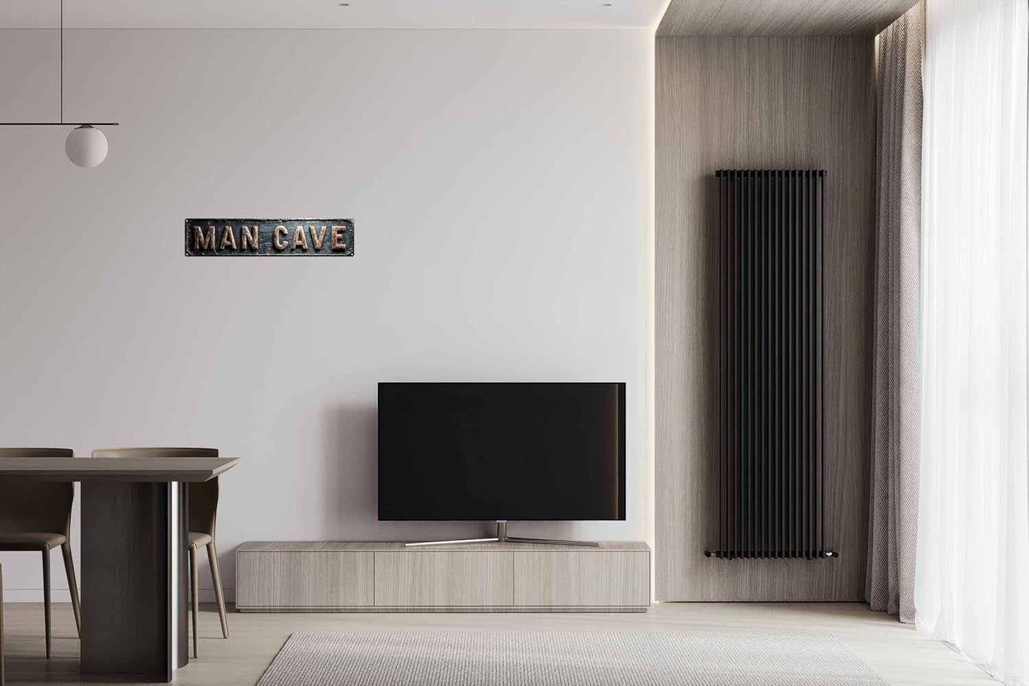 Vintage Tin MAN CAVE Sign Retro Metal Sign,Suitable for Home, Cafe, Club, Bar, Garage, Gym, Restaurant Plaque 4X16 Inch