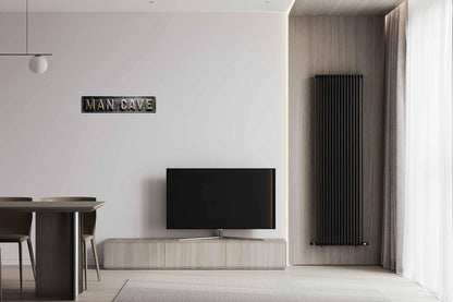 Vintage Tin MAN CAVE Sign Retro Metal Sign,Suitable for Home, Cafe, Club, Bar, Garage, Gym, Restaurant Plaque 4X16 Inch