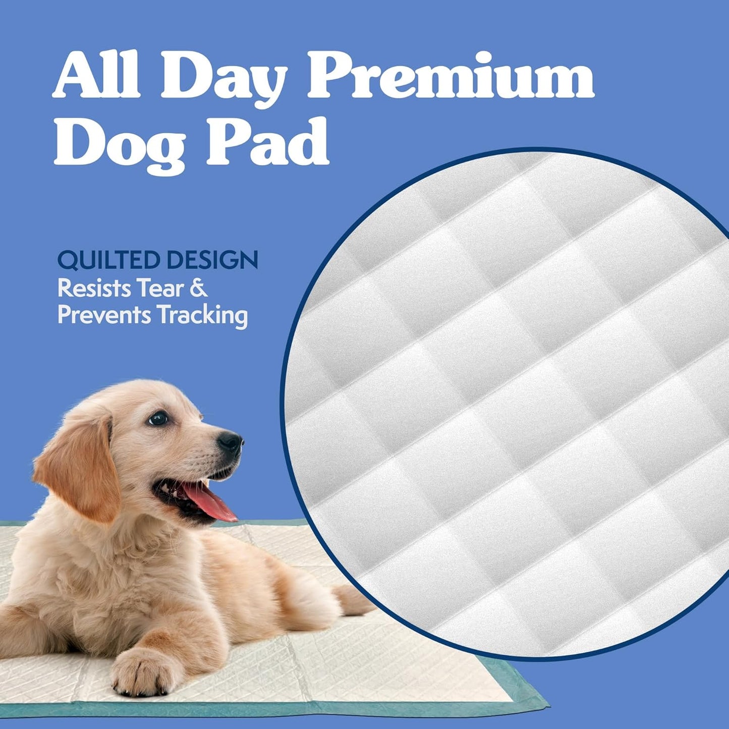 Simple Solution Puppy Pads Extra Large, Super Absorbent Pee Pads for Dogs, Doggie Potty Training, Puppy Essentials, X-Large for House Training, 28"X30", 50 Count