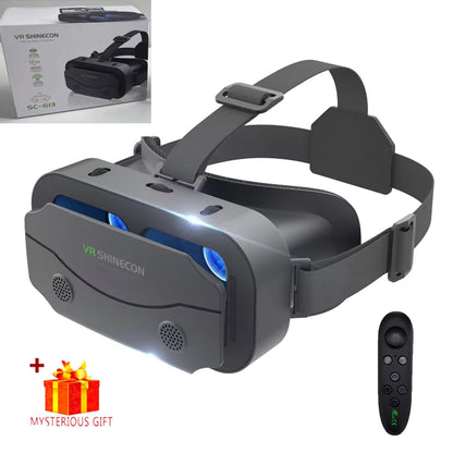 Shinecon VR Glasses 3D Headset Virtual Reality Devices Helmet Viar Lenses Goggle Smartphone Cell Phone Smart Games Mobile Viewer