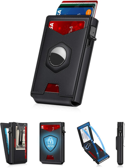 Viral Vault SmartTrack Pop-Up Wallet — RFID Protection & Air Tag Holder