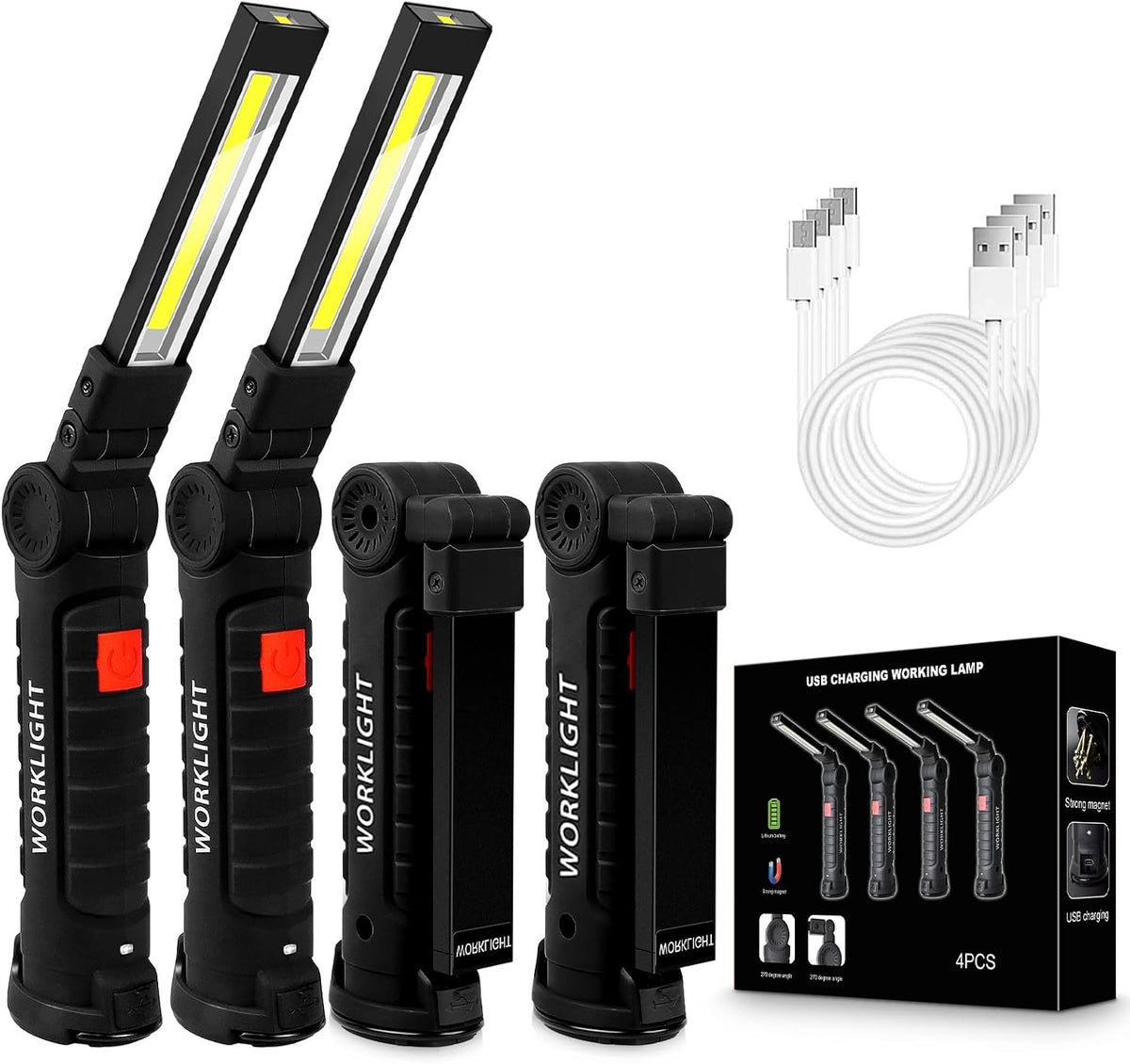 Viral Vault Flex Beam Rechargeable Magnetic Work Light
