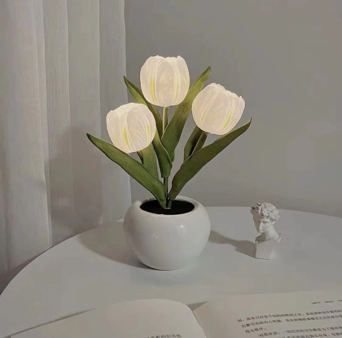 Vault Bloom™ LED Tulip Lamp Night Simulation Flower Atmosphere Desk Light Room Table Decoration Lamp Gift for Girl Friend