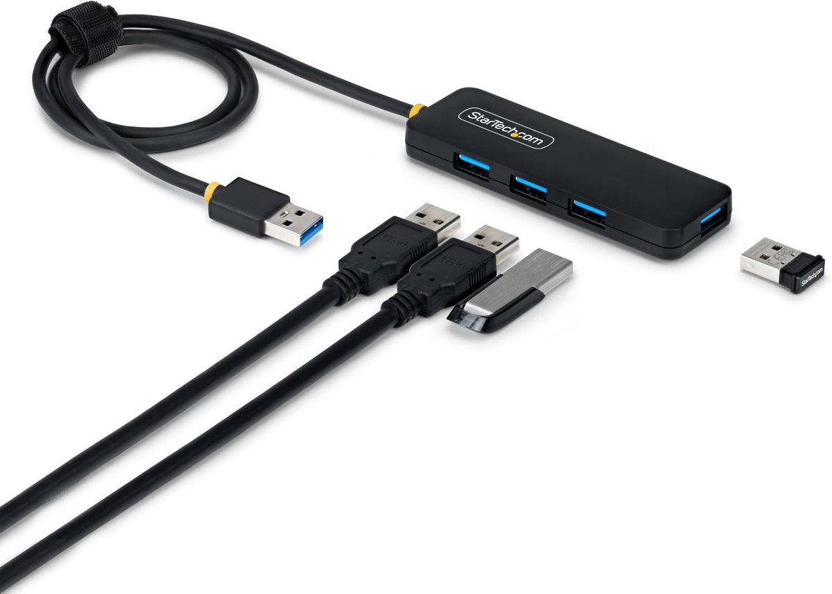4-Port USB-C Hub with USB 3.0 – 5Gbps High-Speed Data Transfer