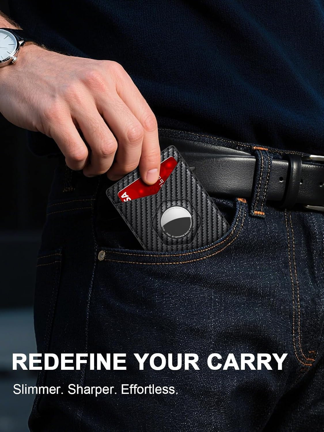 Viral Vault SmartTrack Pop-Up Wallet — RFID Protection & Air Tag Holder