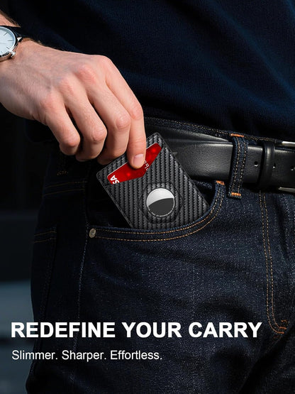 Viral Vault SmartTrack Pop-Up Wallet — RFID Protection & Air Tag Holder