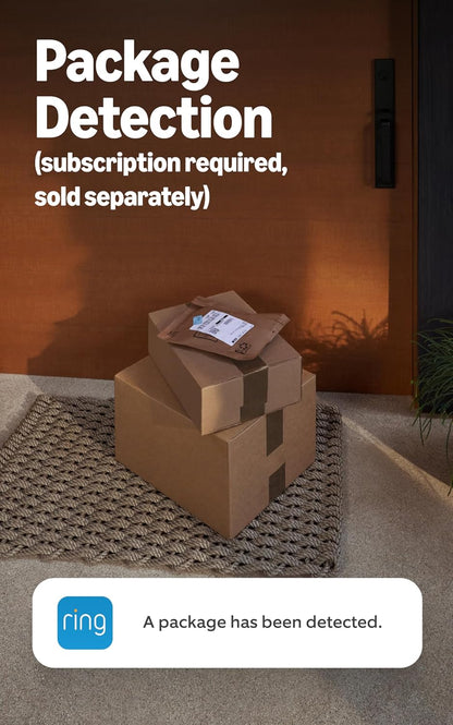 Ring Battery Doorbell (Newest Model), Home or Business Security with Head-To-Toe Video, Live View with Two-Way Talk, and Motion Detection & Alerts, Venetian Bronze