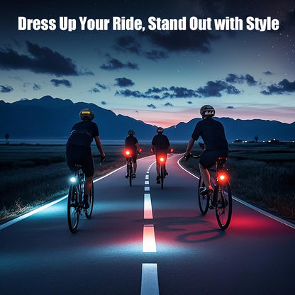 Bike Helmet, Bicycle Helmets with Light, 360° High Visibility LED Display, Lightweight Adjustable Mountain Bike Helmet with Turn Signals, Smart APP Controlled, Helmets for Adults, Youth, Men & Women