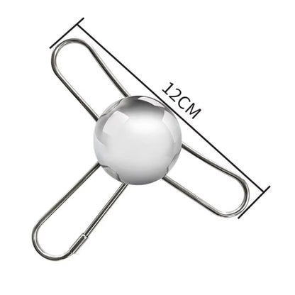 Stainless Steel Espresso Coffee Ice Cube Ball Whiskey Chilling Stone with Holder Reusable Cooling Coffee Tool