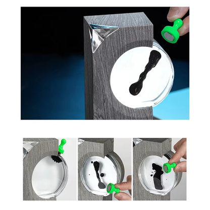 Ferrofluid Music Rhythm Lamp Ferrofluid Magnetic Liquid Pickup Equipment Visual Music Pickup Desktop Sound Partner B