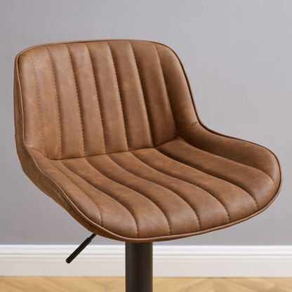 Art Leon Adjustable Swivel Barstool Set – Mid-Century Modern Kitchen & Bar Seating