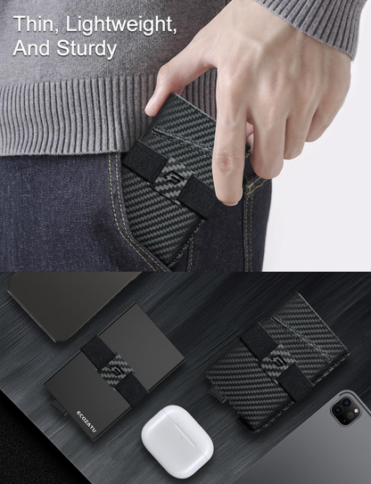 ECOZATU Slim RFID Leather Wallet