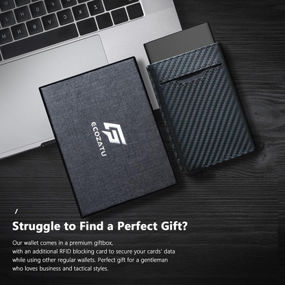 ECOZATU Slim RFID Leather Wallet