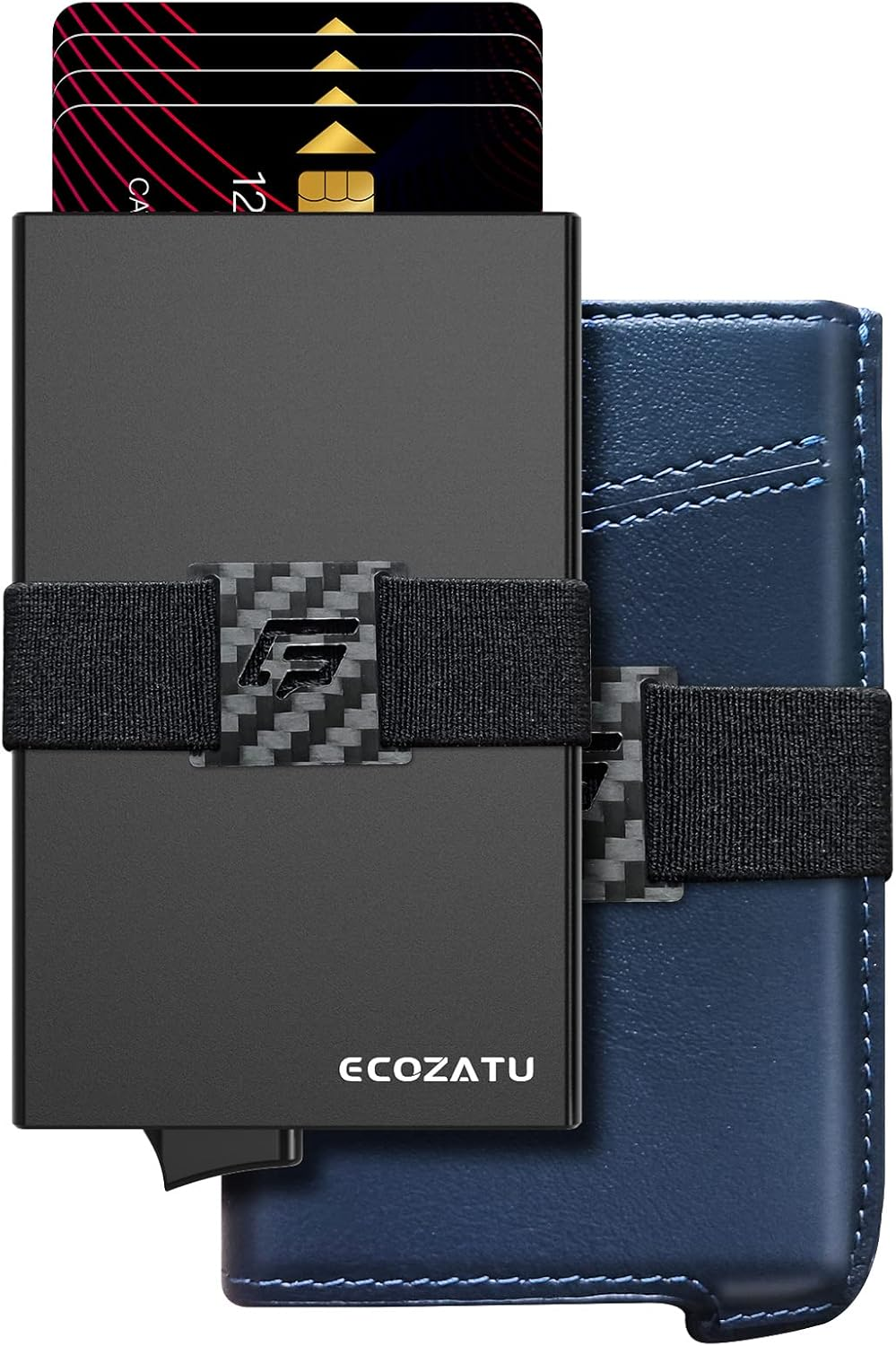 ECOZATU Slim RFID Leather Wallet