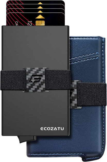 ECOZATU Slim RFID Leather Wallet